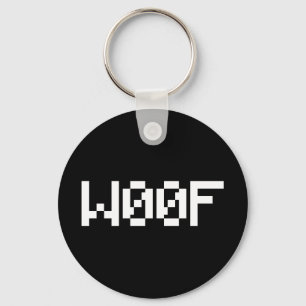W00F [Dierengeluiden in leetspreken] Sleutelhanger