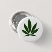 W01 Pot Leaf Button (Voorkant /achterkant)