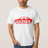 W201 Zijgeschut T-shirt (Voorkant)