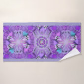 W2 pourpre (Serviette de bain)