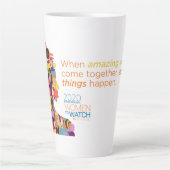 W2W Latte Mug - Quand les femmes se rassemblent (Devant)