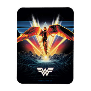 W84   80-inch Wonder Woman Graphic Magneet