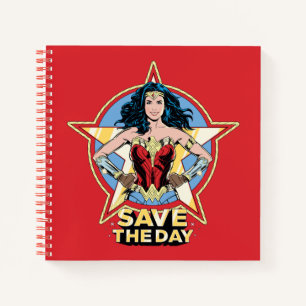 W84   Bespaar de dag waarop de Wonder Woman Retro  Notitieboek