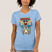 W84 | Retro Comic Wonder Woman Character Badge