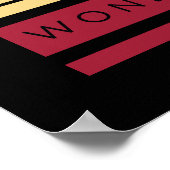 W84 | Truth Love & Justice Pattern Poster (Hoek)