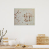 W.24r Architectuurschets Poster (Keuken)