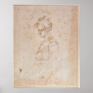 W.41 Schets van een vrouw Poster