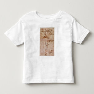 W.4v Pagina met schetsen van baby's of kerubs Kinder Shirts