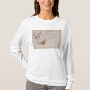 W.60 Schets van een mannelijk hoofd, op twee plaat T-shirt