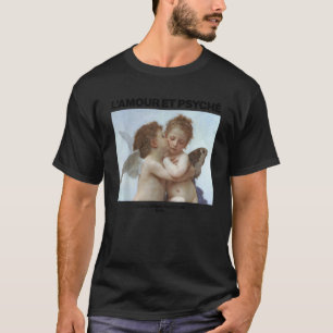 W A Bouguereau L Amour et Psych De eerste kus T S T-shirt