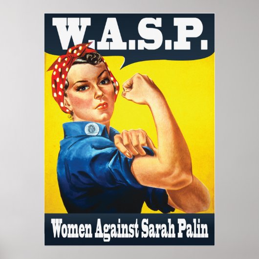 W.A.S.P. - Vrouwen tegen Sarah Palin Poster (Voorkant)