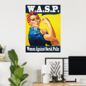 W.A.S.P. - Vrouwen tegen Sarah Palin Poster (Thuiskantoor)