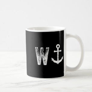W Anchor Funny Wanker Jerk Britse Slang Koffiemok