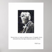 W.B Yeats Poster - Irish Poetry (Voorkant)