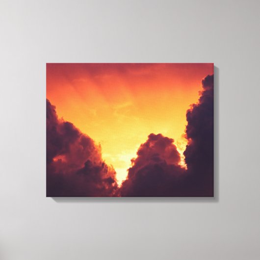 w bij weer canvas afdruk (Voorkant)