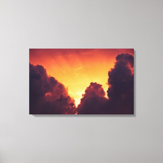 w bij weer canvas afdruk (Voorkant)