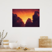 w bij weer poster (Keuken)