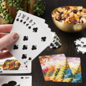 W - Cartes de jeu blanches d'art d'alphabet de (In Situ)