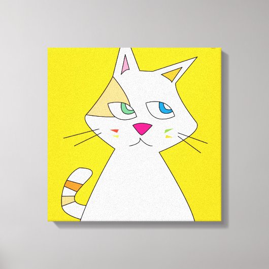 W-CAT CANVAS AFDRUK (Voorkant)