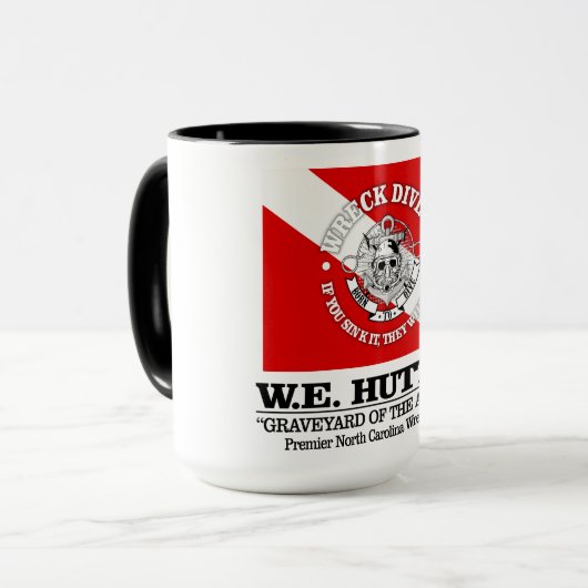 W.E. Hutton (beste wrakken) Mok (Voorkant links)