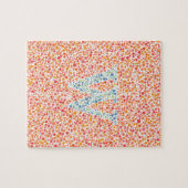 "W" Eye Test Jigzaag Legpuzzel (Horizontaal)