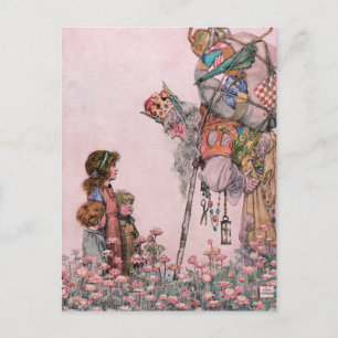 W Heath Robinson Illustration Bill the Minder Briefkaart