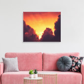 w in weer canvas afdruk (Insitu (Woonkamer))