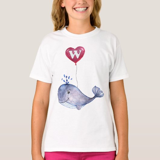 W is voor WHALE T-shirt (Voorkant)