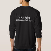 W. Kat Feline T-Shirt! Trui (Achterkant)