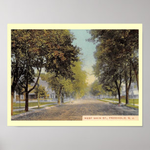 W. Main St., Freehold, New Jersey Style Poster
