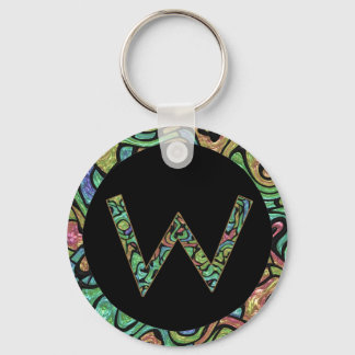 W Monogram Sleutelhanger