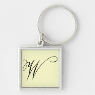 "W" Monogram - Sleutelhanger