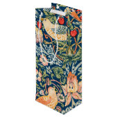 W Morris Aardbei Dief Wijn Gift Bag Cadeautas (Achterkant Gekanteld)