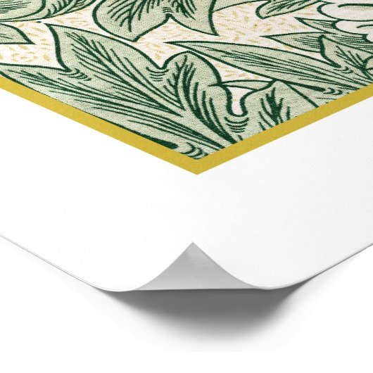 W Morris Quote - Heb niets in je huis... Poster (Hoek)