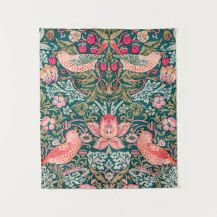 W. Morris Strawberry Thief Roze Wandtapijt Wandkleed