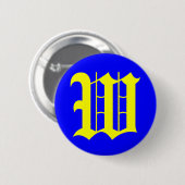 W - OUD ENGELS RONDE BUTTON 5,7 CM (Voorkant /achterkant)