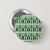 W RONDE BUTTON 5,7 CM (Voorkant /achterkant)