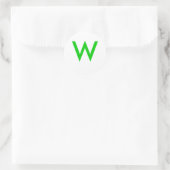 W RONDE STICKER (Tas)