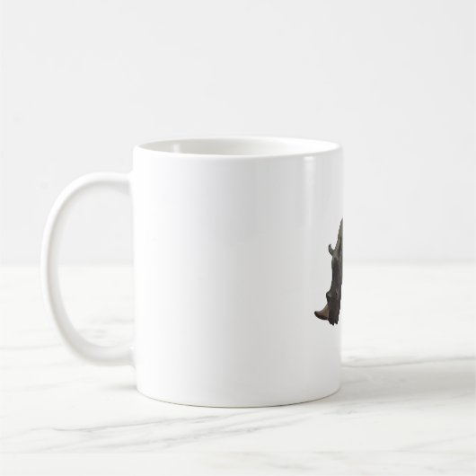 W staat voor White Rhino Koffiemok (Links)