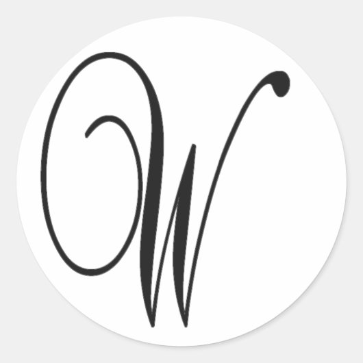 W STICKER (Voorkant)