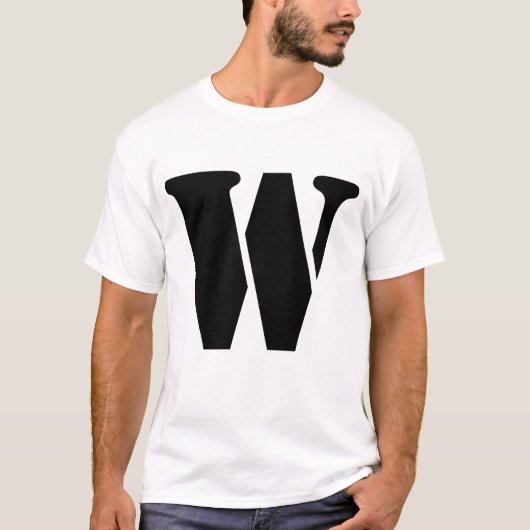 w t-shirt (Voorkant)