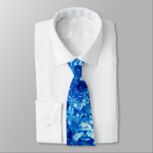 (wa05) Cravate de la réflexion d'eau bleue (Attaché)