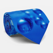 (wa05) Cravate de la réflexion d'eau bleue (Roulé)