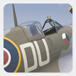 WA, Arlington, Arlington Fly-in, Tweede Wereldoorl Vierkante Sticker