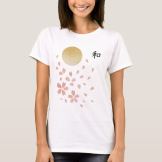 【Wa Harmony Sakura T-Shirt】 T-shirt