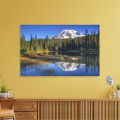 WA, Mt. Rainier National Park, Mt. Rainier Canvas Afdruk (Insitu (Woonkamer))