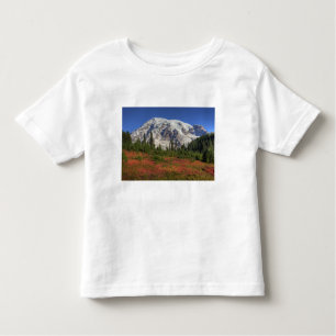 WA, Mt. Rainier National Park, Paradijs de vallei Kinder Shirts