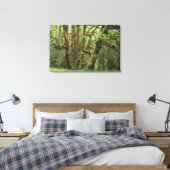 WA, Olympic NP, Hoh Rain Forest, Hall of Canvas Afdruk (Insitu (Slaapkamer))