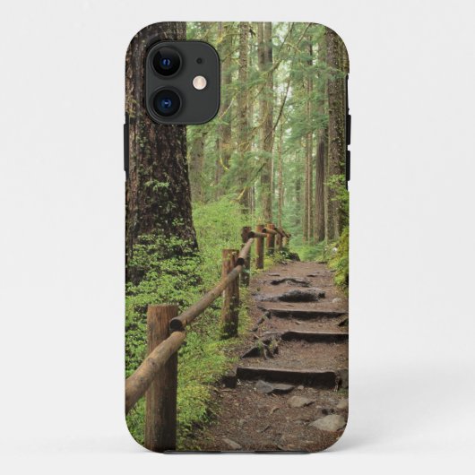 WA, Olympic NP, Sol Duc Valley, regenwoud Case-Mate iPhone Case (Achterkant)