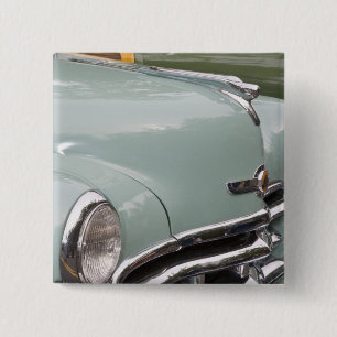 WA, Seattle, klassieke Amerikaanse auto. 3 Vierkante Button 5,1 Cm